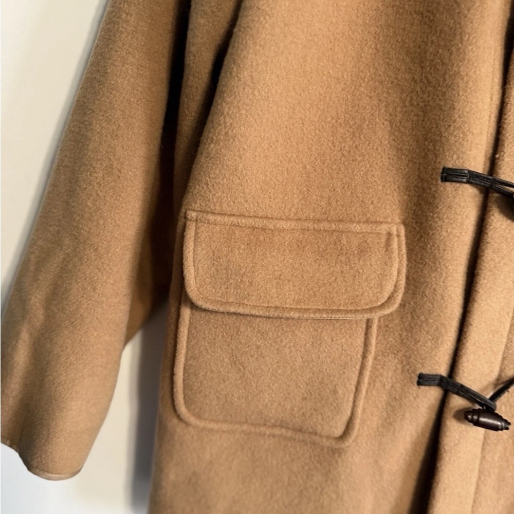 LILLY PULTIZER Camel Toggle Wool Pea Coat Girls Size 12 - Picture 8 of 14